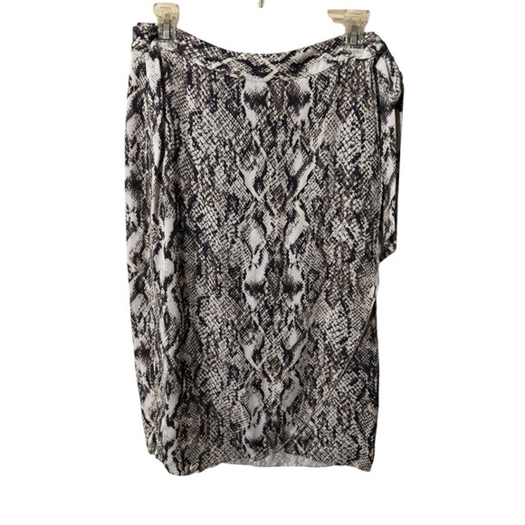 🌹Maurices Rayon Snake Print Wrap Midi Skirt - Picture 1 of 4